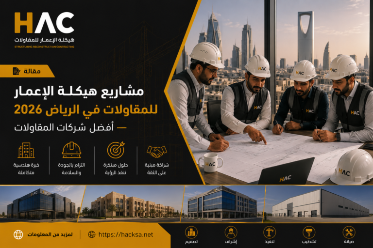 افضل شركات المقاولات في الرياض