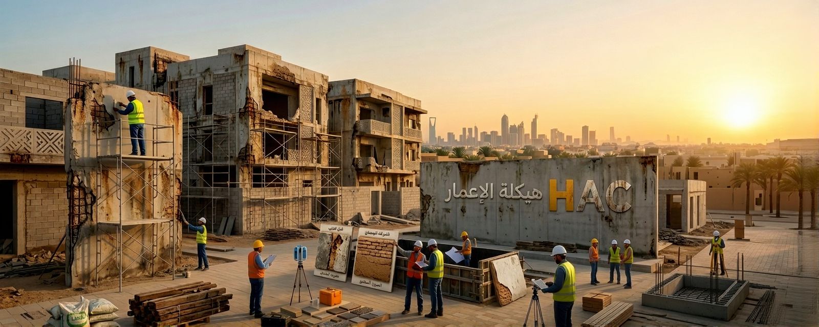 ترميم المباني القديمة في الرياض