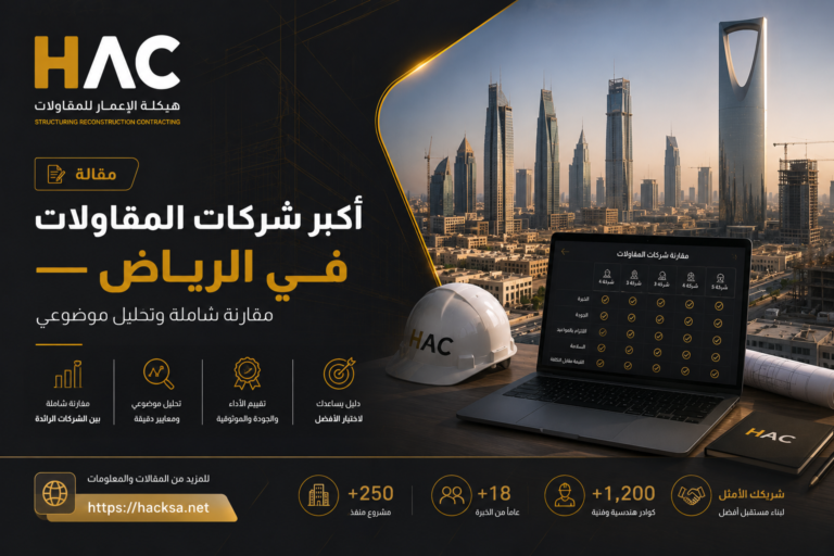 اكبر شركات المقاولات